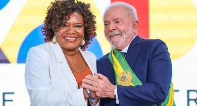 Lula e Margareth Menezes Foto: Ricardo Stuckert/PR