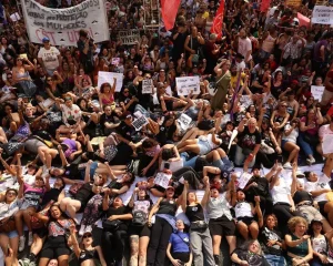 Protesto contra feminicídio em São Paulo Foto: Rovena Rosa/Agência Brasil