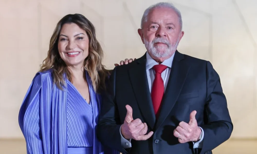 Janja e Lula Foto: Ricardo Stuckert/PR