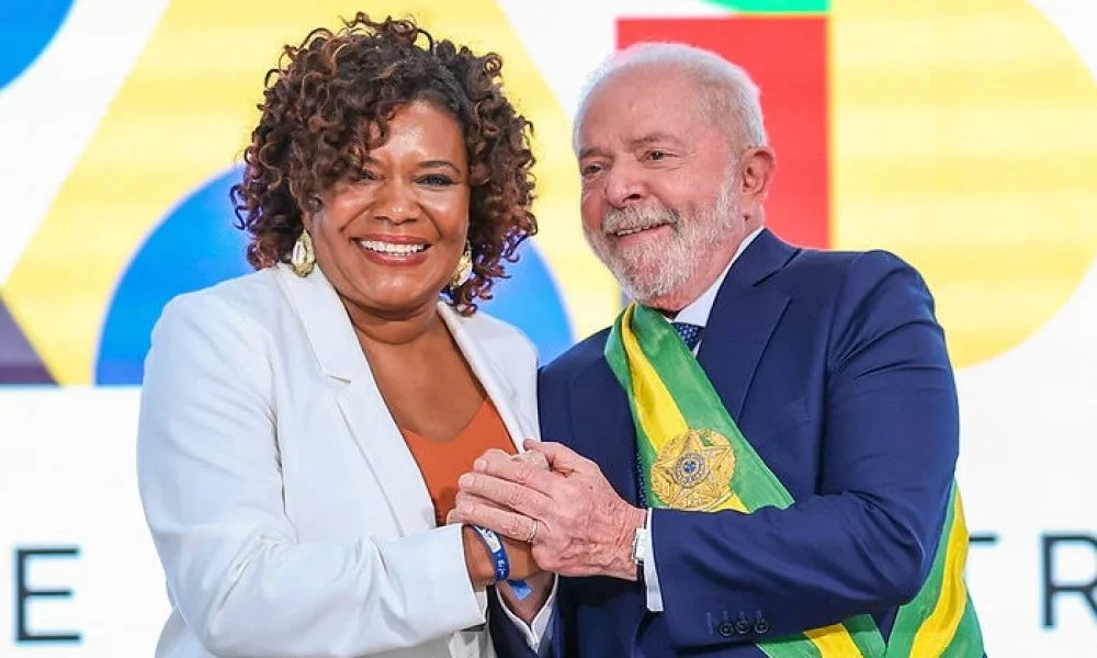 Lula e Margareth Menezes Foto: Ricardo Stuckert/PR