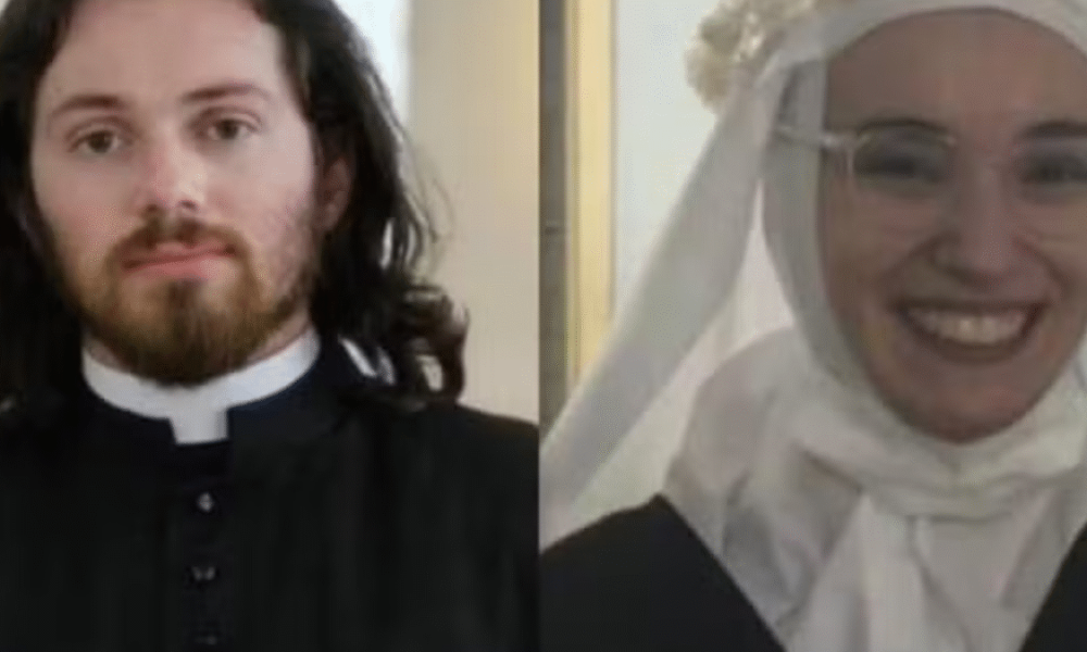 Laís Dognini e Jackson Dognini deixaram a vocação religiosa para que pudessem se casar — Foto: Reprodução / Redes sociais