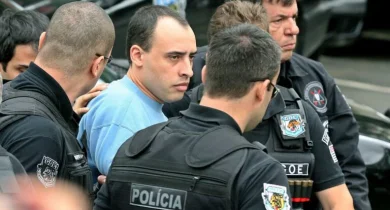 Alexandre Nardoni, em 18 de abril de 2008 Foto: EFE/Sebastião Moreira