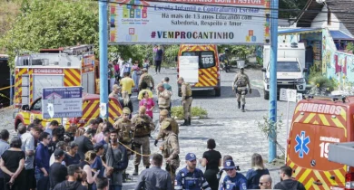 Ataque na creche deixou quatro crianças mortas Foto: EFE/ Sávio James