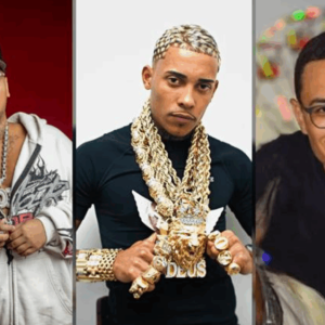 MC Ryan SP (esq.), MC Poze do Rodo e Raphael Sousa (Choquei) Foto: reprodução/redes sociais