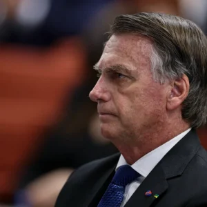Ex-presidente Bolsonaro durante interrogatórios no STF Foto: Ton Molina/STF