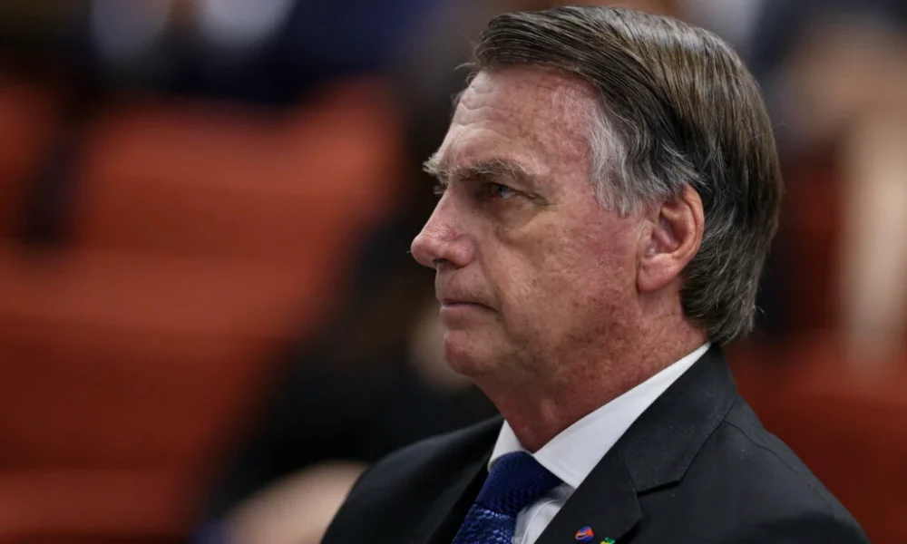 Ex-presidente Bolsonaro durante interrogatórios no STF Foto: Ton Molina/STF