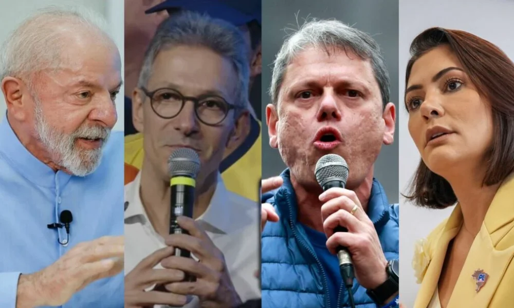Montagem-4-fotos-e1761229765405-1024×608  Lula, Zema, Tarcísio e Michelle são nomes cotados para 2026 Fotos: PR/Ricardo Stuckert // Reprodução/YouTube Romeu Zema // EFE/Sebastião Moreira // Divulgação/PL