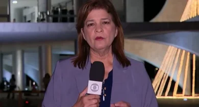 Repórter Delis Ortiz Foto: Reprodução/TV Globo