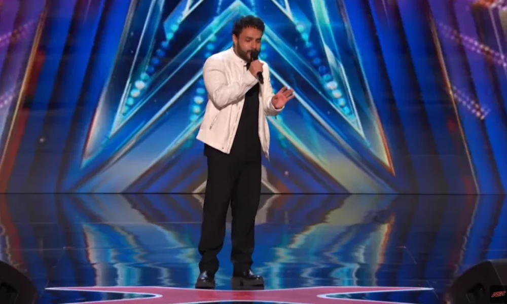 Cristão, cantor brasileiro emociona em programa de TV dos EUA Foto: Reprodução/ Print de vídeo YouTube America's Got Talent