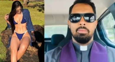 Padre é flagrado com noiva de fiel apenas de baby doll; Diocese abre investigação (Foto: Reprodução)