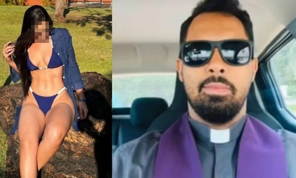 Padre é flagrado com noiva de fiel apenas de baby doll; Diocese abre investigação (Foto: Reprodução)