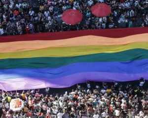 Parada LGBT de São Paulo em 2023 Foto: EFE/ Sebastiao Moreira
