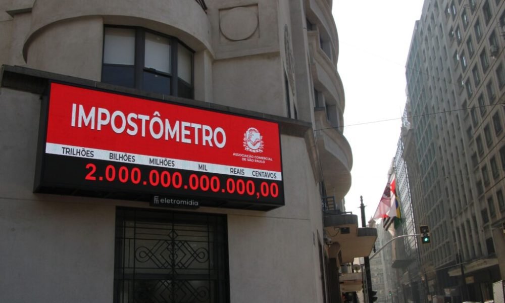 Impostômetro aponta que arrecadação do país Foto: Comunicação Institucional/ACSP