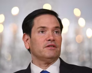  O secretário de Estado dos Estados Unidos, Marco Rubio — Foto: Drew ANGERER / AFP