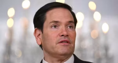  O secretário de Estado dos Estados Unidos, Marco Rubio — Foto: Drew ANGERER / AFP