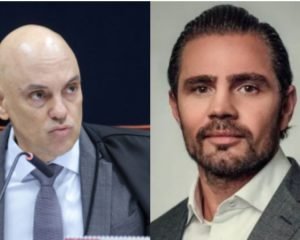 Ministro Alexandre de Moraes e Daniel Vorcaro