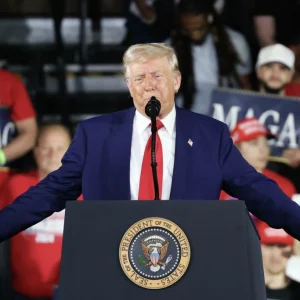 Presidente Donald Trump durante pronunciamento Foto: EFE/Octavio Guzmán