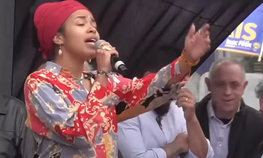 Yurungai, que trocou letra do Hino Nacional em evento de Boulos Foto: Reprodução/Vídeo redes sociais