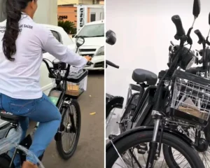 Bicicletas elétricas ganham destaque por representarem uma alternativa sustentável, econômica e de fácil utilização (Foto: Divulgação/Instagram/Prefeitura de Porangatu)