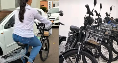 Bicicletas elétricas ganham destaque por representarem uma alternativa sustentável, econômica e de fácil utilização (Foto: Divulgação/Instagram/Prefeitura de Porangatu)