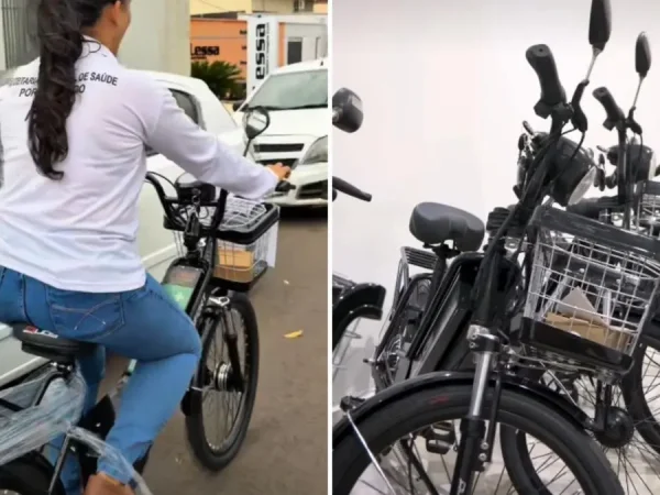 Bicicletas elétricas ganham destaque por representarem uma alternativa sustentável, econômica e de fácil utilização (Foto: Divulgação/Instagram/Prefeitura de Porangatu)