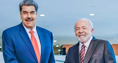 Ditador Nicolás Maduro e Lula Foto: Ricardo Stuckert/PR