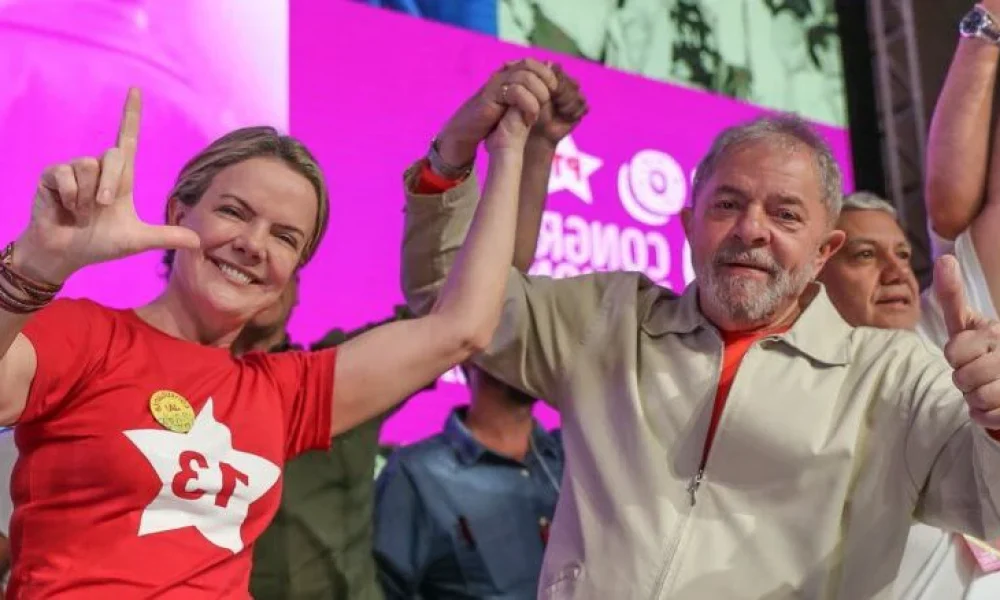 Lula e Gleisi Hoffmann Foto: PT/Ricardo Stuckert