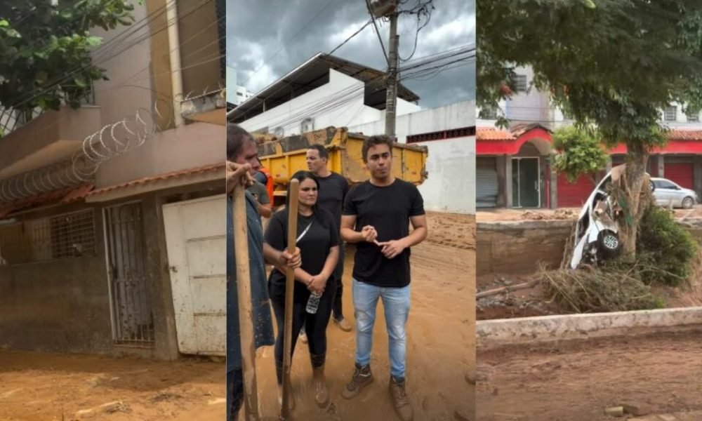 Chuvas causaram enorme tragédia em Minas Gerais Fotos: Reprodução/Instagram Nikolas Ferreira