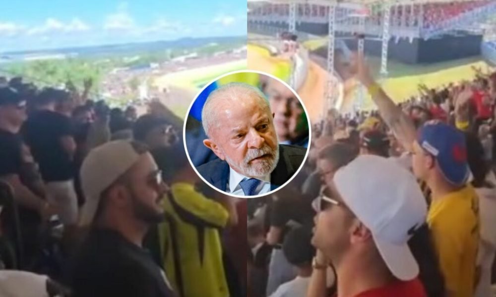 Lula foi alvo de protesto Fotos: Reprodução/Print de vídeo das redes sociais // PR/Ricardo Stuckert