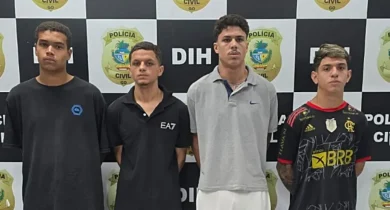 Os suspeitos coordenam a decapitação da vítima e debocham do seu sofrimento em áudio (Divulgação PCGO)